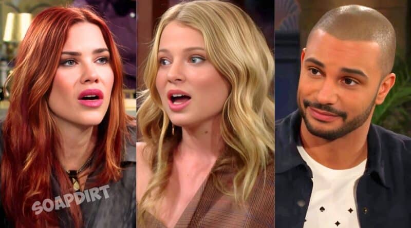 Young and the Restless Spoilers: Summer Newman (Allison Lanier) -Sally Spectra (Courtney Hope) - Holden Novak (Nathan Owens)