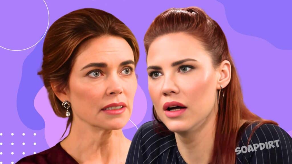 Young and the Restless Spoilers: Victoria Newman (Amelia Heinle) - Sally Spectra (Courtney Hope)