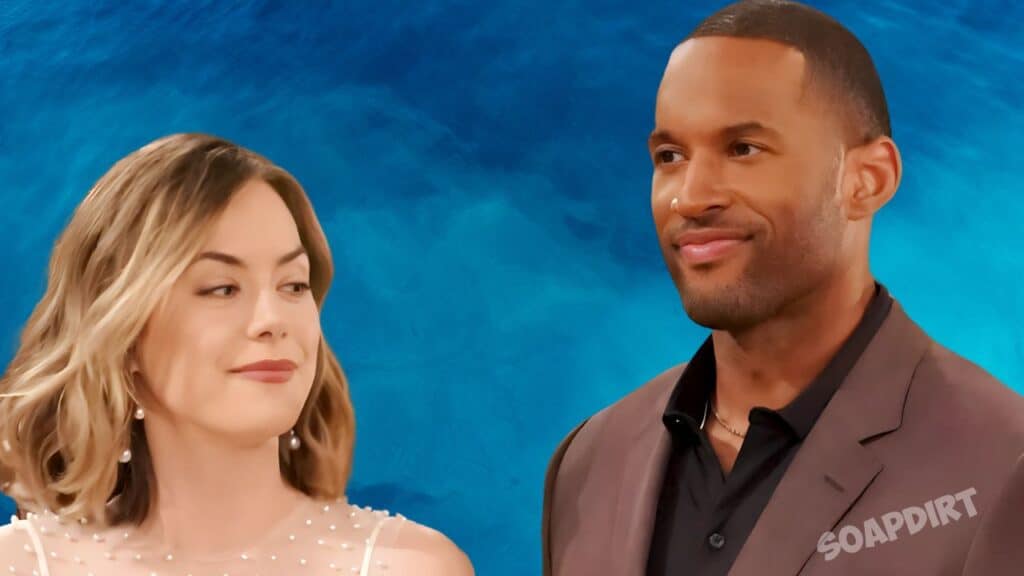 Bold and the Beautiful: Carter Walton (Lawrence Saint-Victor) - Hope Logan (Annika Noelle)