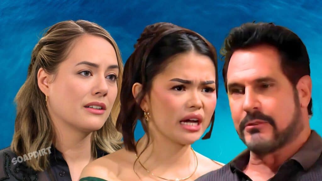 Bold and the Beautiful: Hope, Luna and Bill
