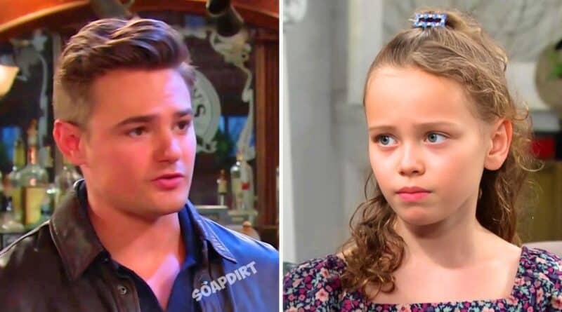 Days of Our Lives: Rachel Black (Finley Rose Slater) - Johnny DiMera (Carson Boatman)