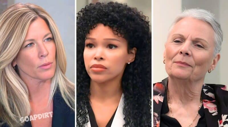General Hospital Spoilers: Portia Robinson (Brook Kerr) - Tracy Quartermaine (Jane Elliot) - Carly Corinthos Spencer (Laura Wright)