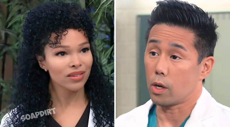 General Hospital Spoilers: Brad Cooper (Parry Shen) - Portia Robinson (Brook Kerr)