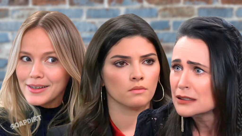 General Hospital: Lulu Spencer (Alexa Havins Bruening) - Brook Lynn Quartermaine (Amanda Setton) - Lois Cerullo (Rena Sofer)