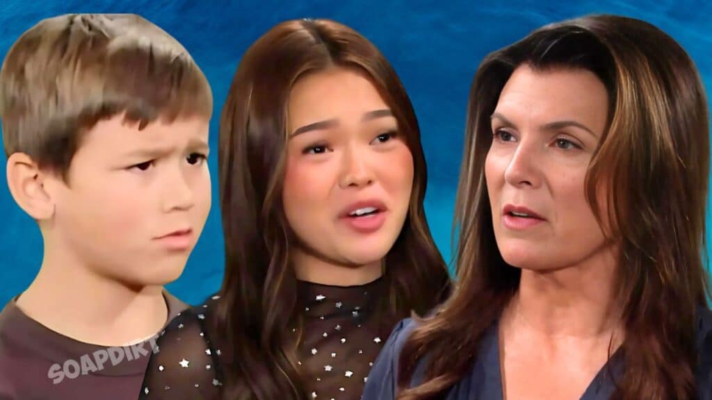 Bold and the Beautiful: Luna Nozawa (Lisa Yamada) - Sheila Carter (Kimberlin Brown) - Hayes Forrester (Bryan David Garlick)