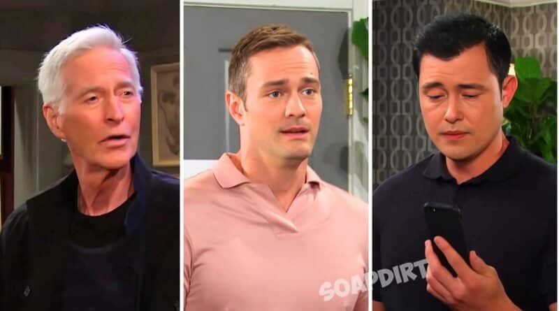 Days of Our Lives: John Black (Drake Hogestyn) - Paul Narita (Christopher Sean) - Andrew Donovan (Colton Little)