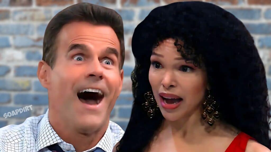 General Hospital: Drew Cain Quartermaine (Cameron Mathison) - Portia Robinson (Brook Kerr)