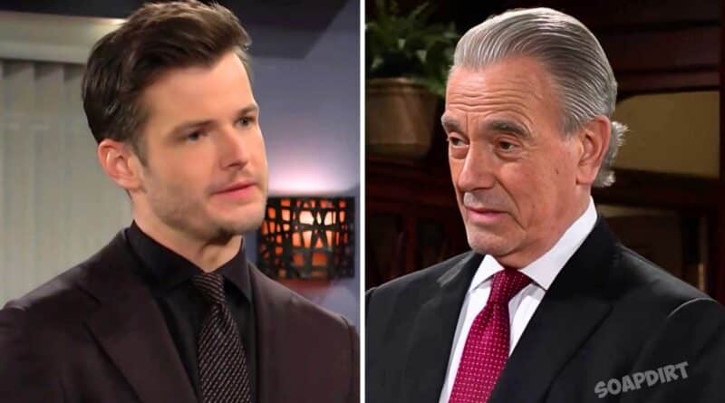 Young and the Restless: Victor Newman (Eric Braeden) - Kyle Abbott (Michael Mealor)
