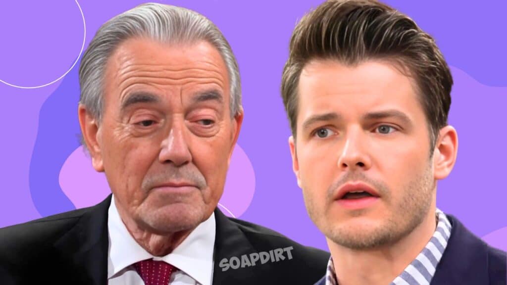 Young and the Restless: Victor Newman (Eric Braeden) - Kyle Abbott (Michael Mealor)