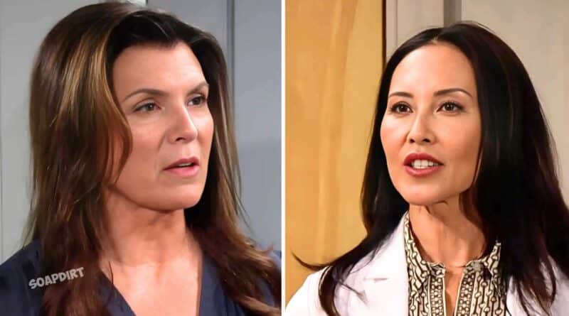Bold and the Beautiful: Li Finnegan (Naomi Matsuda) - Sheila Carter (Kimberlin Brown)