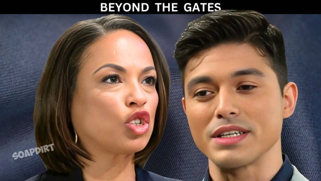 Beyond the Gates spoilers: Dra. Nicole Dupree Richardson (Daphnee Duplaix) - Tomás "Tomás" Navarro (Alex Alegria)