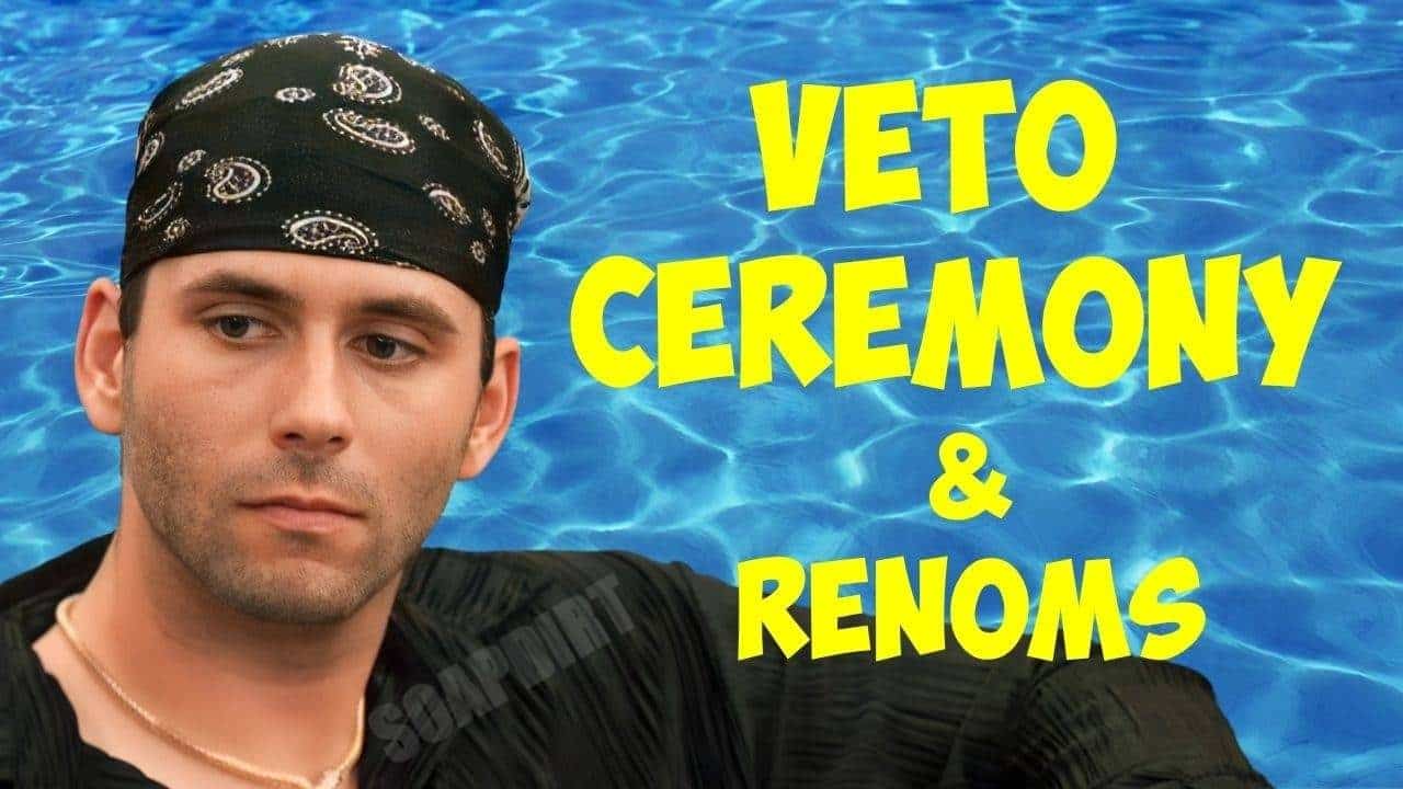 Big Brother Spoilers: Veto Ceremony Results! Who’s the Renom?