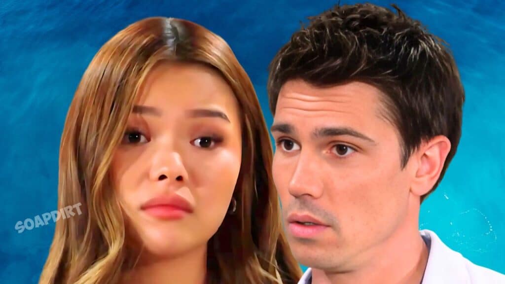 Bold and Beautiful Spoilers: Luna Nozawa (Lisa Yamada) - Finn (Tanner Novlan)