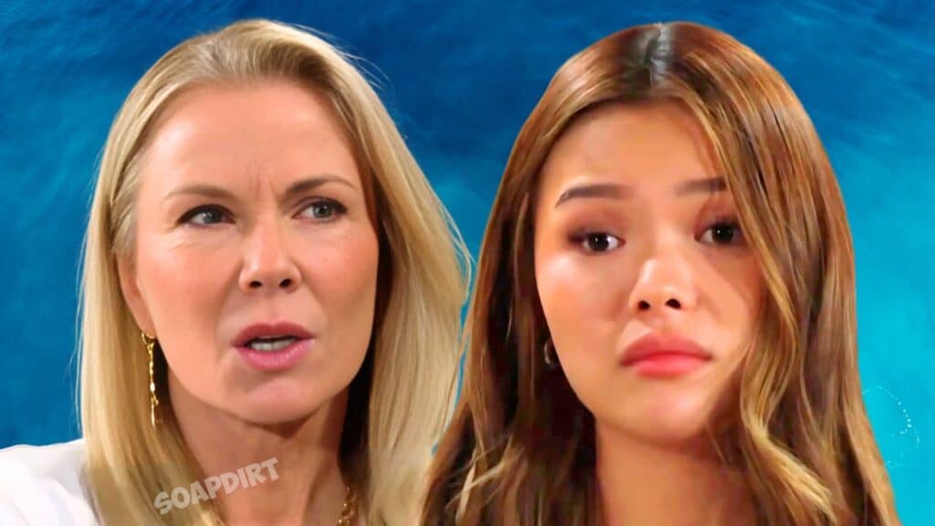 Bold and Bold: Brooke Logan (Katherine Kelly Lang) - Luna and Zawa (Lisa Mada)