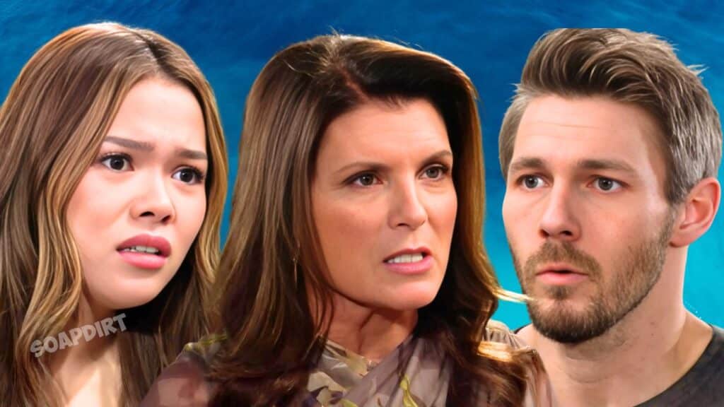 Good Bold: Luna Nomawa (Lias Mada) - Liam Spencer (Scott Clifton) - Sheila Carter (Kimberlin Brown)