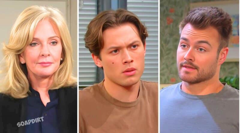 Days of Our Lives Spoiler: Tate Black (Leo Howard) - Marlena Evans (Deidre Hall) - Doug Williams III (Peyton Meyer)