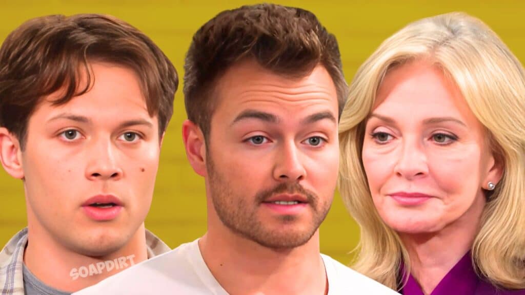 Dias de nossas vidas Spoiler: Tate Black (Leo Howard) - Marlena Evans (Deidre Hall) - Doug Williams III (Peyton Meyer) 