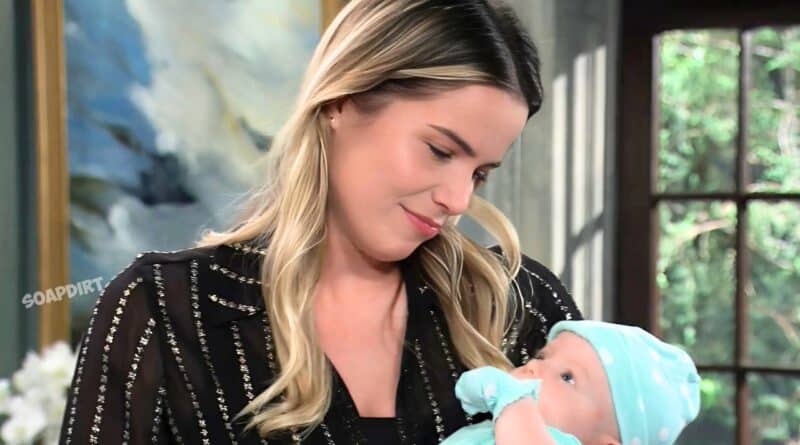 General Hospital: Baby Daisy Gilmore Corinthos (Levi Clark Coughlin) - Sasha Gilmore (Sofia Mattsson)