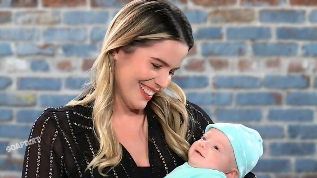 General Hospital: Baby Daisy Gilmore Corinthos (Levi Clark Coughlin) - Sasha Gilmore (Sofia Mattsson)