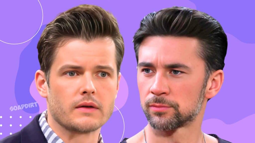 Young and the Restless Spoilers: Kyle Abbott (Michael Mealor) - Cane Ashby (Billy Flynn) 
