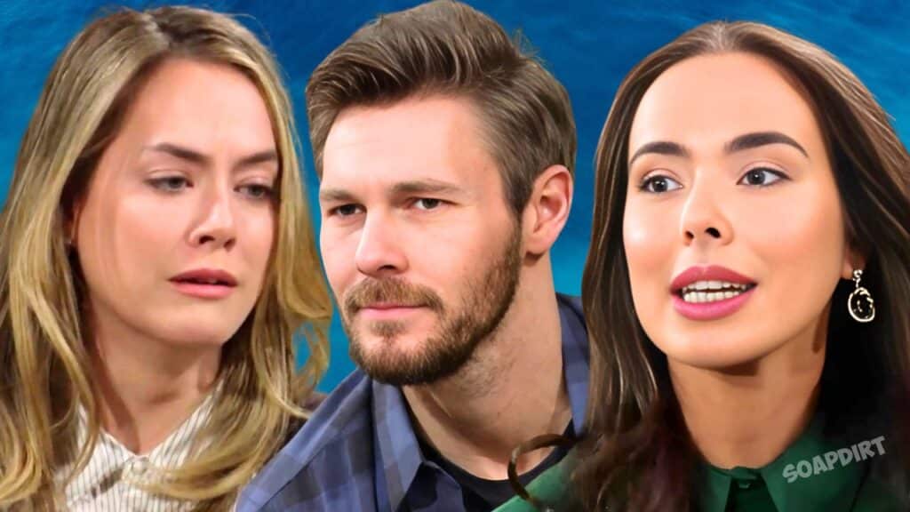 Bold and Light: Liam Spencer (Scott Clifton) - HOPO Loogan (Annika Noelle) - Ivy Farester (Ashleigh Brewer)