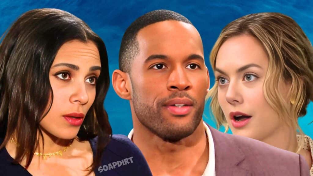 Bold and the Beautiful: Daphne Rose (Murielle Hilaire) - Carter Walton (Lawrence Saint -Victor) - Hope Logan (Annika Noelle)
