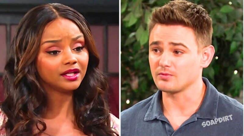 Days of Our Lives: Chanel Dupree (Raven Bowens) - Johnny DiMera (Carson Boatman)