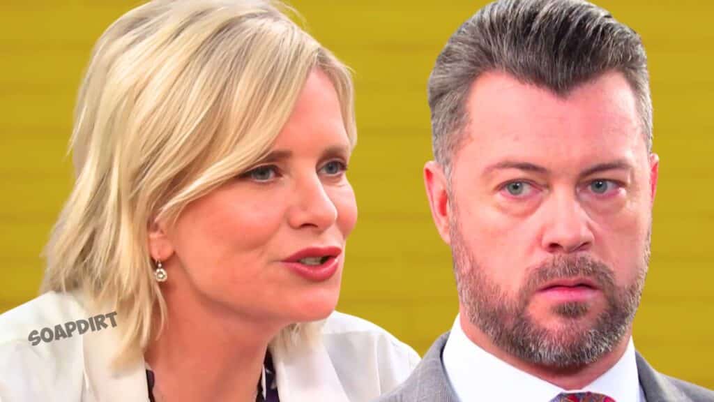 Dias de nossas vidas: EJ DiMera (Dan Feuerriegel) - Kayla Brady (Mary Beth Evans)
