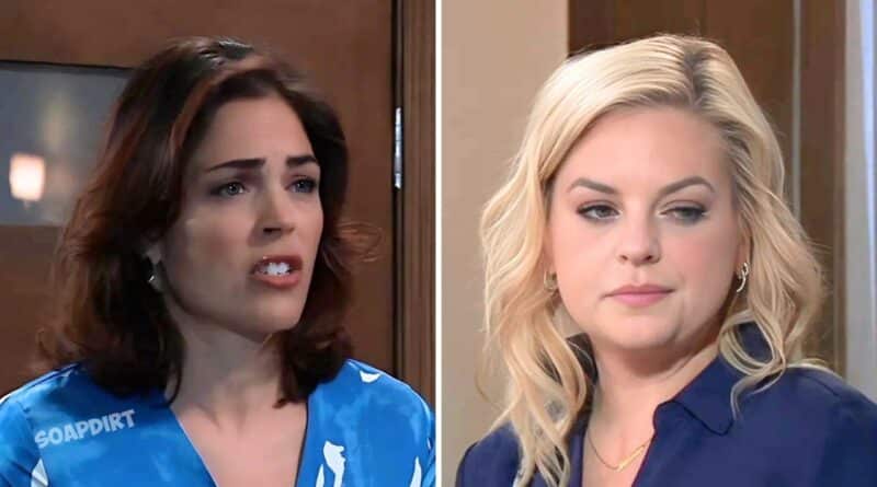 General Hospital Spoilers: Maxie Jones (Kirsten Storms) - Britt Westbourne (Kelly Thiebaud)