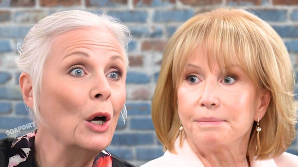 General Hospital: Monica Quarmaine (Leslie Charleson) - Tracy Quartemaine (Jane Elliot