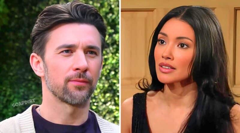 Young and the Restless: Audra Charles (Zuleyka Silver) - Cane Ashby (Billy Flynn)