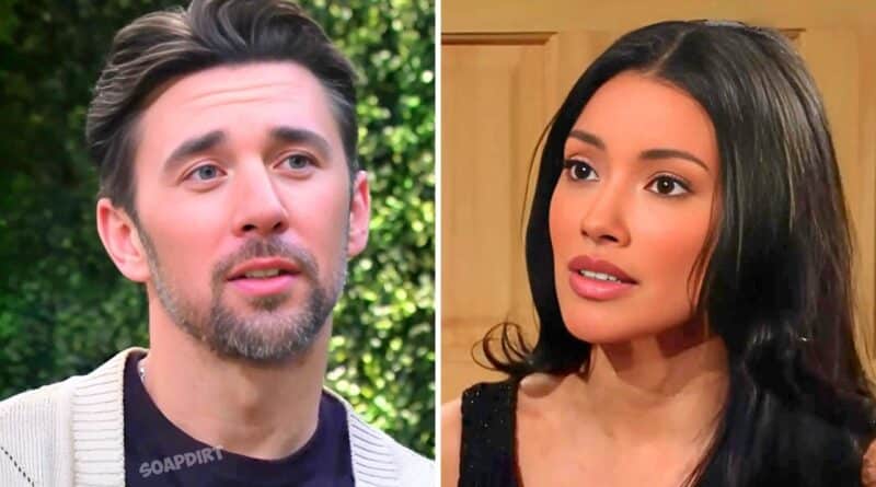 Young and the Restless: Audra Charles (Zuleyka Silver) - Cane Ashby (Billy Flynn)