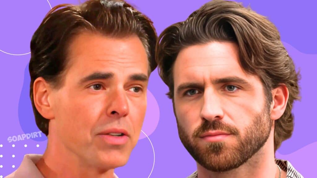 Spoilers Young and the Restless: Billy Abbott (Jason Thompson) - Canciller Chance (Conner Floyd)