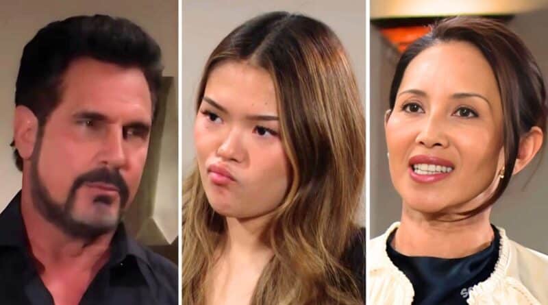 Bold and the Beautiful: Bill Spencer (Don Diamont) - Li Finnegan (Naomi Matsuda) - Luna Nozawa (Lisa Yamada)