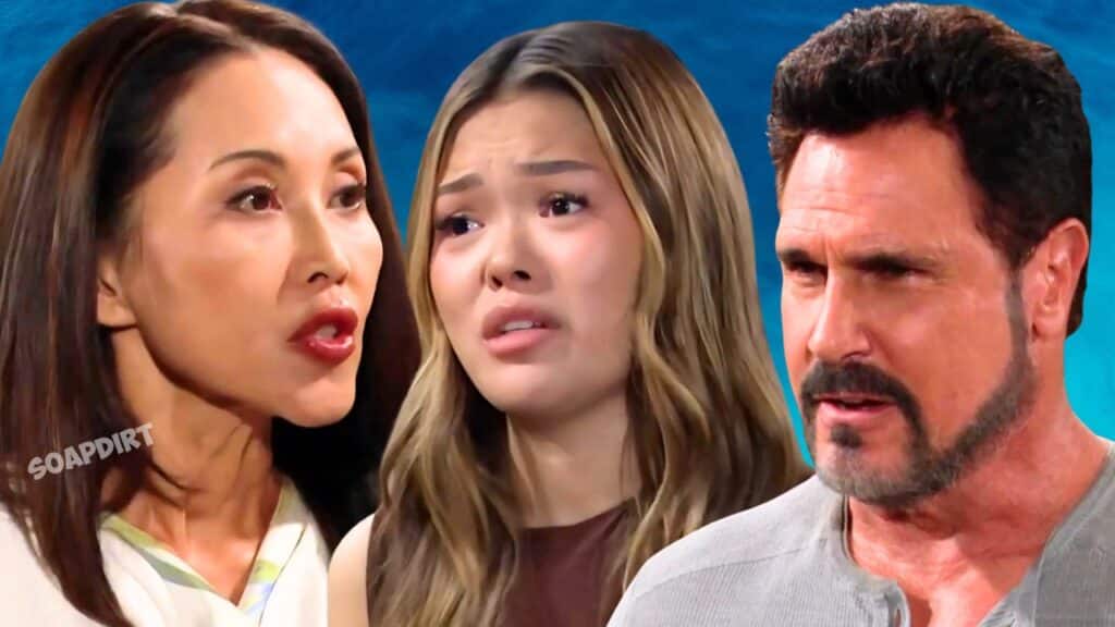 Bold and the Beautiful: Bill Spencer (Don Diamont) - Li Finnegan (Naomi Matsuda) - Luna Nozawa (Lisa Yamada)