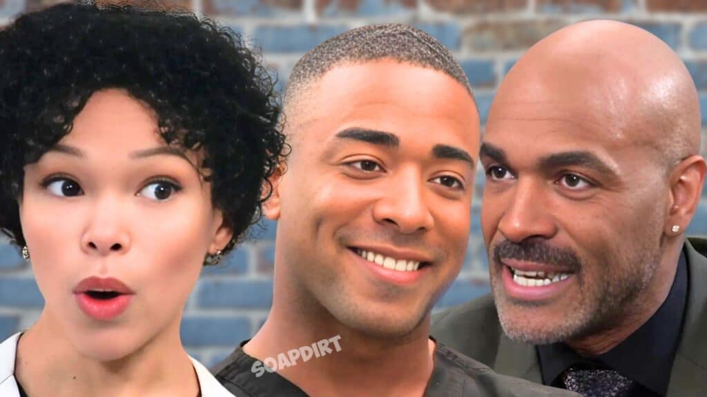 General Hospital: Portia Robinson (Brook Kerr) - Dr. Isaiah Gannon (Sawandi Wilson) - Curtis Ashford (Donnell Turner)
