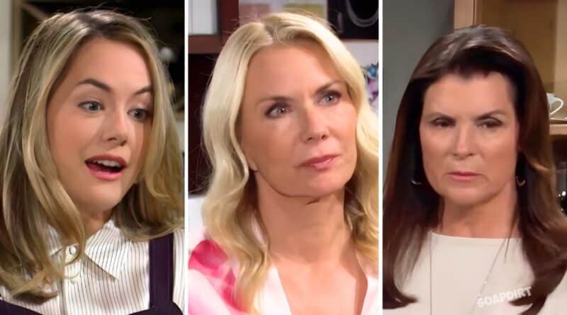 Bold and the Beautiful: Brooke Logan (Katherine Kelly Lang) - Hope Logan (Annika Noelle) - Sheila Carter (Kimberlin Brown)
