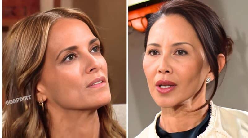 Bold and the Beautiful: Taylor Hayes (Rebecca Budig) - Li Finnegan (Naomi Matsuda)