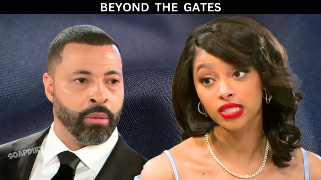 Beyond the Gates Spoilers: Bill Hamilton (Timon Kyle Durrett) in Danger - Kate Richardson (Colby Muhammad)