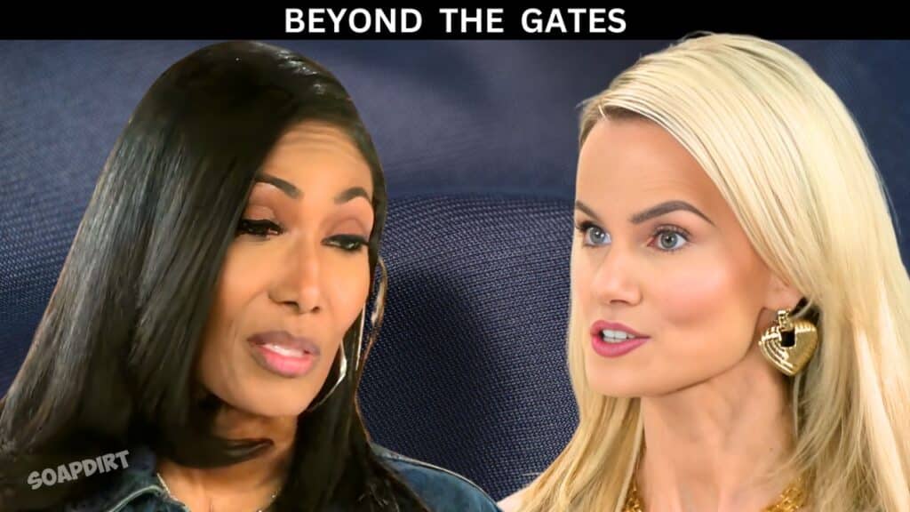 Beyond the Gates Spoilers: Dana 'Leslie' Thomas (Trisha Mann-Grant) - Vanessa McBride (Lauren Buglioli)