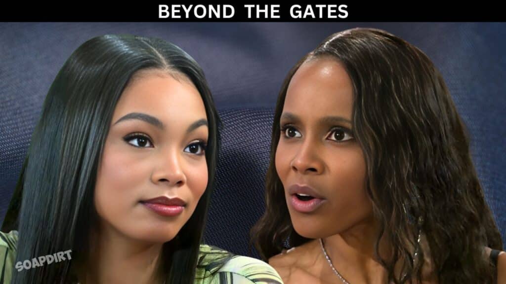 Beyond the Gate Spoilers: Chelsea Hamilton (RhonniRose Mantilla) – Haley Lawson (Marquita Goings) 