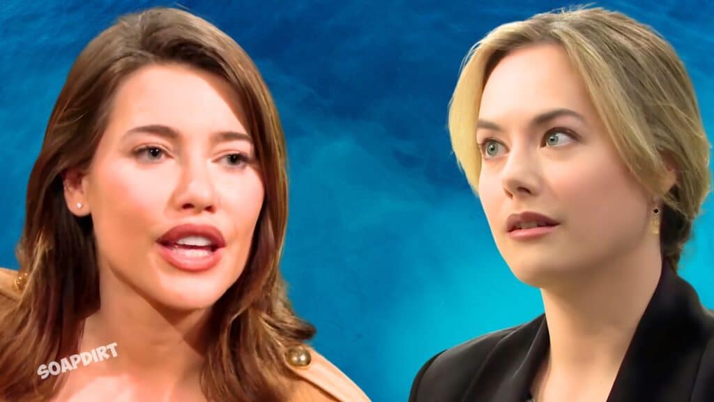 Bold and the Beautiful Spoilers: Steffy Forrester (Jacqueline MacInnes Wood) - Hope Logan (Annika Noelle)