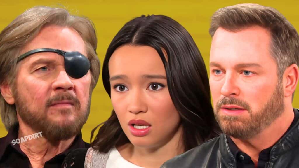   Life Days of Life: Brady Black (Eric Martsolf) - Steve Johnson (Stephen Nichols) - Sophia Choi (Rachel Boyd)
