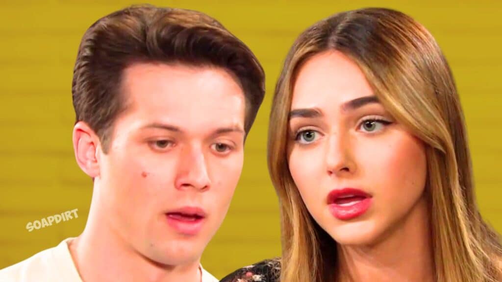 Days of Our Lives: Tate Black (Leo Howard) - Holly Jonas (Ashley Puzemis)