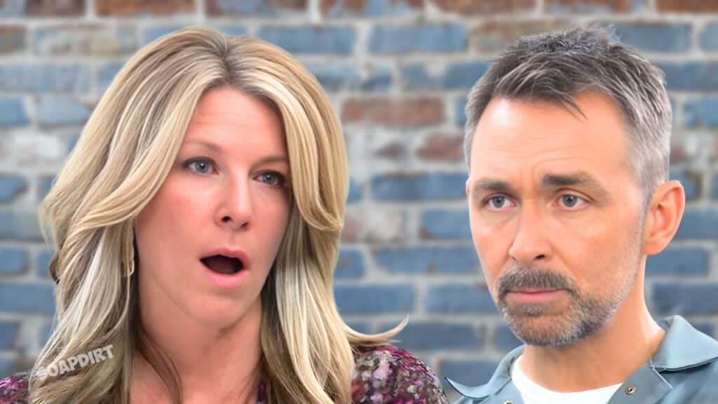 General Hospital: Carly Spencer (Laura Wright) - Valentin Cassadine (James Patrick Stuart)