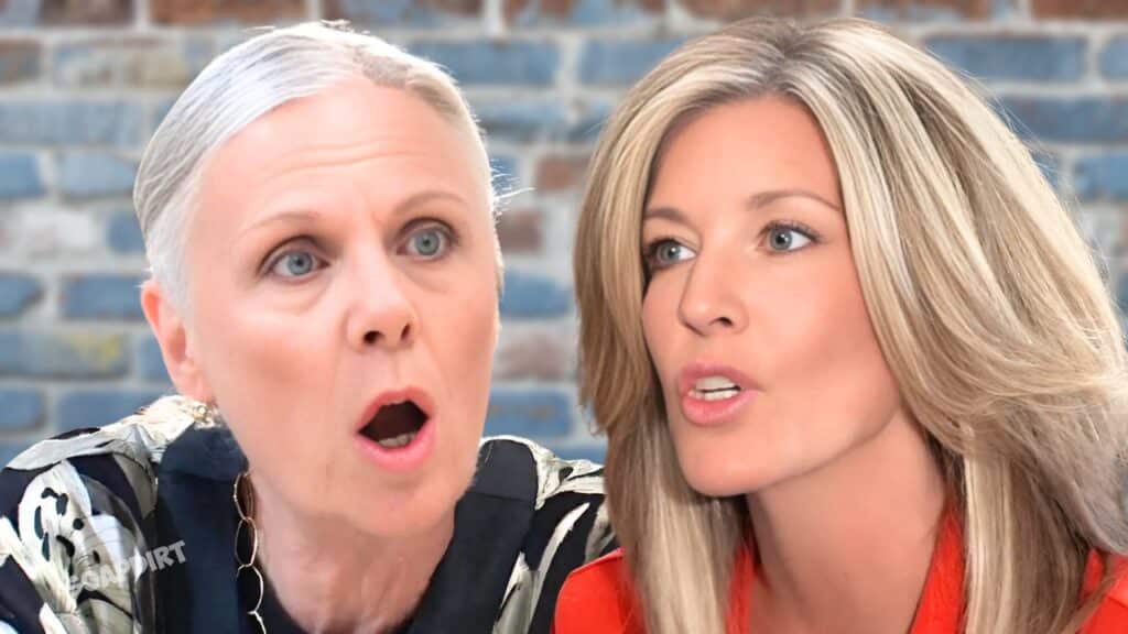 General Hospital Spoilers: Tracy Quartermaine (Jane Elliot) - Carly Corinthos Spencer (Laura Wright)