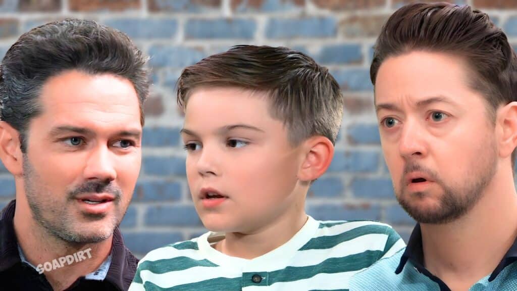 General Hospital: Nathan West (Ryan Paevey) - James West (Gary James Fuller) - Damian Spinelli (Bradford Anderson)