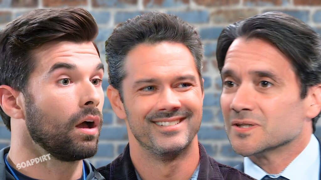 Rumah Sakit Umum: Dante Falconeri (Dominic Zamprogna) - Harrison Chase (Josh Swickard) - Nathan West (Ryan Paevey)