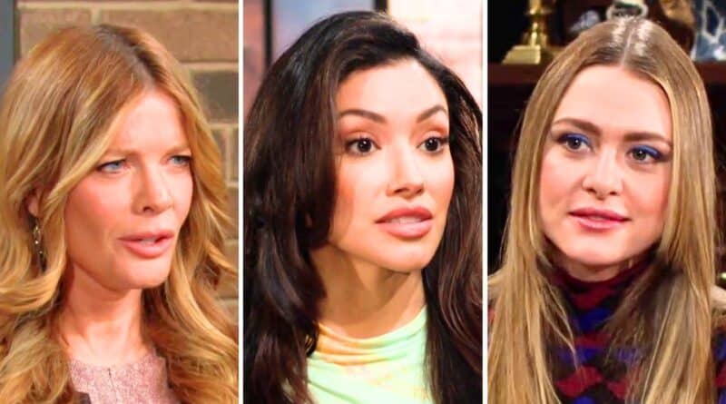 Young and the Restless: Audra Charles (Zuleyka Silver) - Phyllis Summers (Michelle Stafford) - Claire Grace Newman (Hayley Erin)
