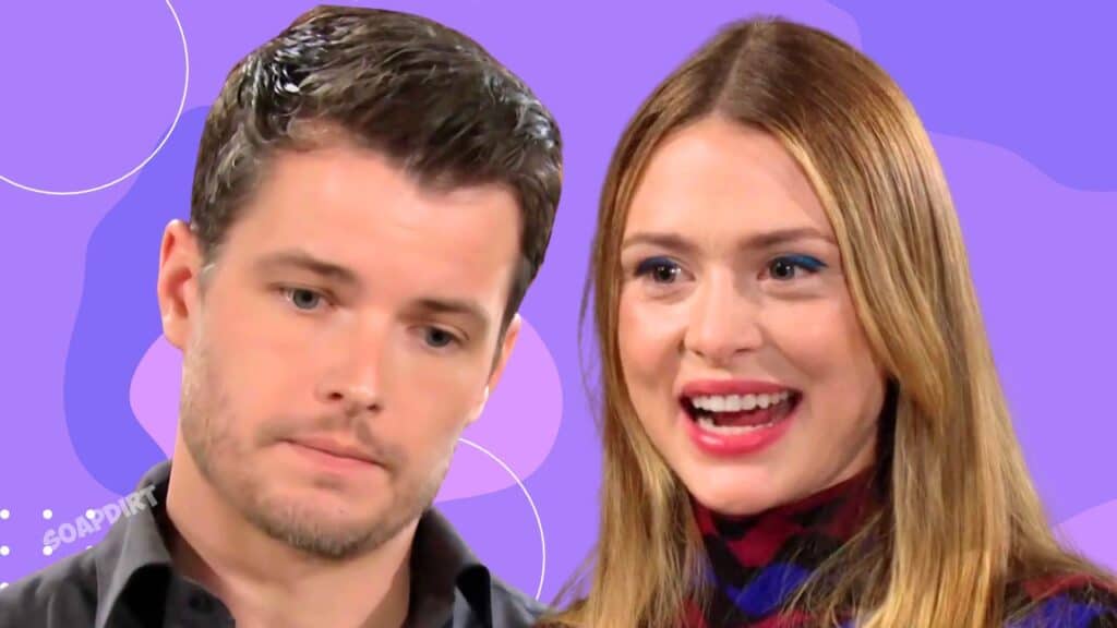 Young and restless: Claire Grace Newman (Hayley Erin) - Khulele Abbott (Michael Haldor)